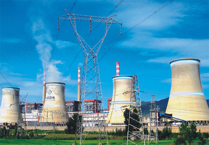 國(guó)電宣威電廠(chǎng)涼水塔防腐工程